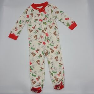 NEW Burt's Bees Baby Christmas sleeper size 6-9 months